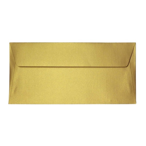 ENVELOPE METALIZADO SIMPLY METALLIC LUXUS DOURADO DL 110x220mm 