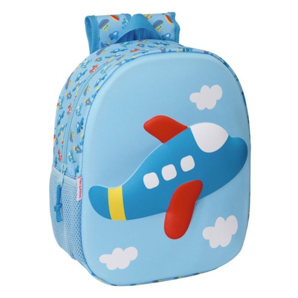 MOCHILA SAFTA AVION 3D