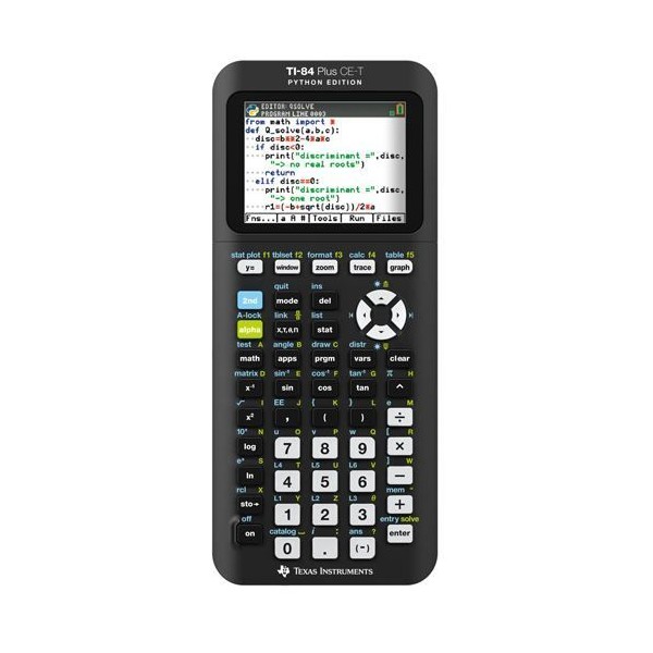 CALCULADORA GRAFICA TEXAS TI 84 PLUS CE-T PYTHON EDITION