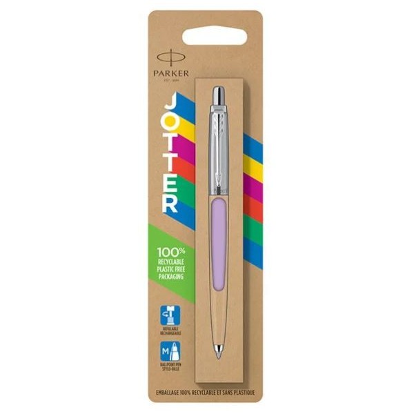 BLISTER C/ ESFEROGRAFICA PARKER JOTTER PASTEL LILAS