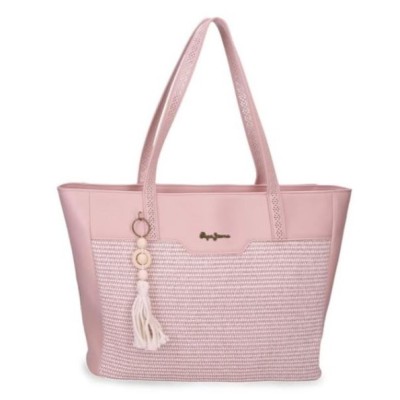 MALA PEPE JEANS CLARA ROSA 36x30x12CM 