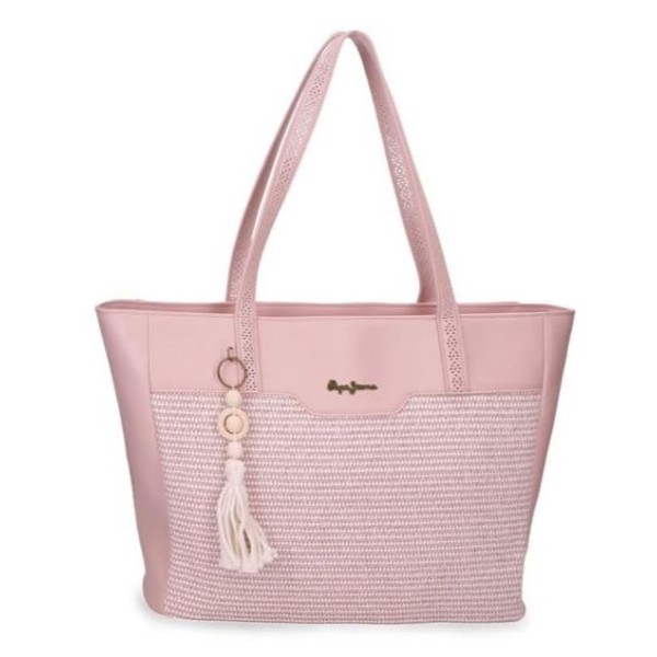MALA PEPE JEANS CLARA ROSA 36x30x12CM 