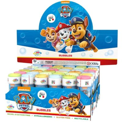 BOLAS DE SABAO BUBBLE WORLD PATRULHA PATA SORTIDO