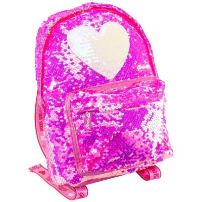 MOCHILA NICE GIRABRILLA CORACAO 21x28x9cm
