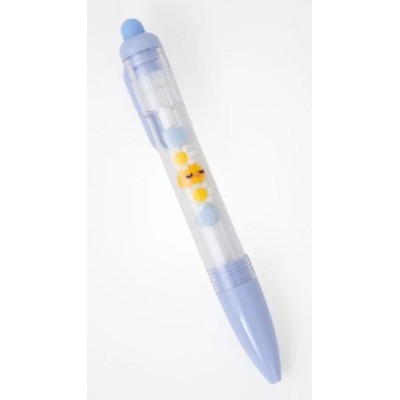 ESFEROGRAFICA RETRATIL MR WONDERFUL C/ DECORACAO INTERIOR - PINTAINHO PREGUICOSO 0,7mm AZUL