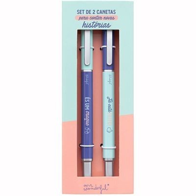 KIT 2 x ESFEROGRAFICAS MR WONDERFUL PARA CONTAR NOVAS HISTORIAS