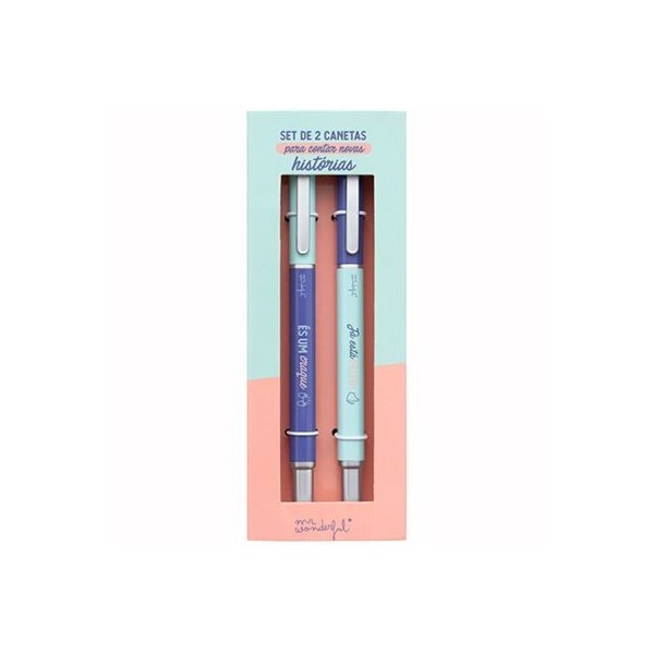 KIT 2 x ESFEROGRAFICAS MR WONDERFUL PARA CONTAR NOVAS HISTORIAS