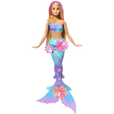 BONECA BARBIE SEREIA FLOWER MAGIC MATTEL 