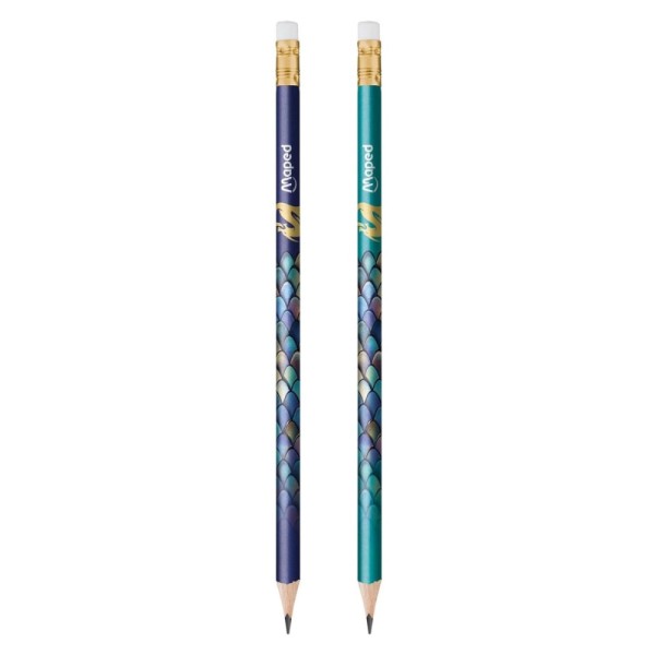 LAPIS CARVAO GRAFITE MAPED DRAGON Nº2 HB