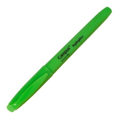 MARCADOR FLUORESCENTE CAMPUS PLUS UNIVERSITY "FINO" VERDE