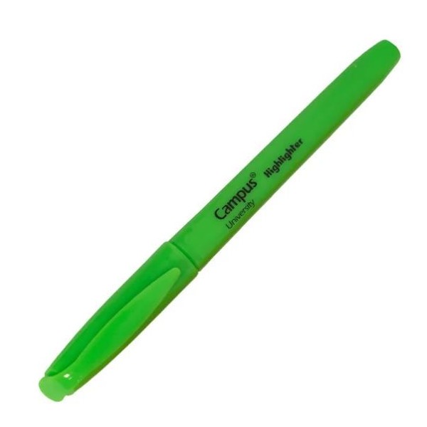 MARCADOR FLUORESCENTE CAMPUS PLUS UNIVERSITY "FINO" VERDE