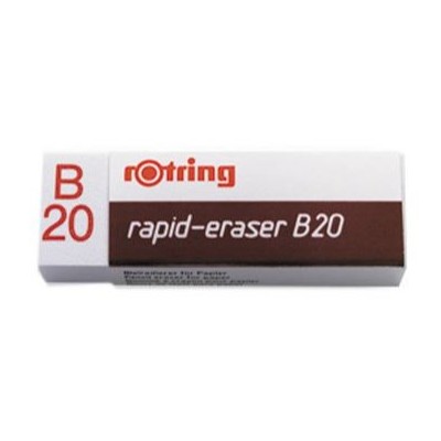BORRACHA BRANCA GRANDE ROTRING B20