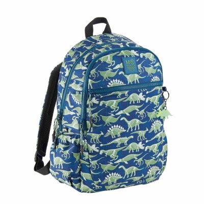 MOCHILA MIQUELRIUS FOSSIL 42x28x11cm BRILHA NO ESCURO 