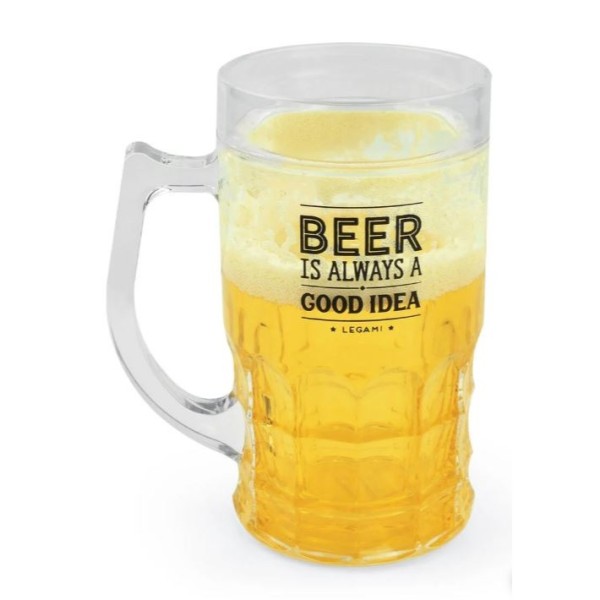 CANECA DE CERVEJA LEGAMI - BEER IS ALWAYS A GOOD IDEA