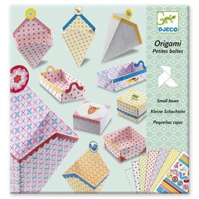 ORIGAMI DJECO CONSTROI PEQUENAS CAIXAS - ORIGAMI C/ AUTOCOLANTES