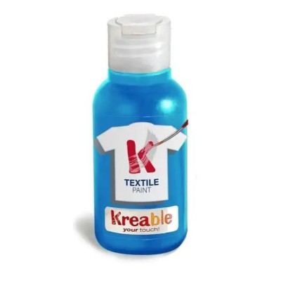 FRASCO TINTA TECIDO TOY COLOR 100ML AZUL CYAN 18