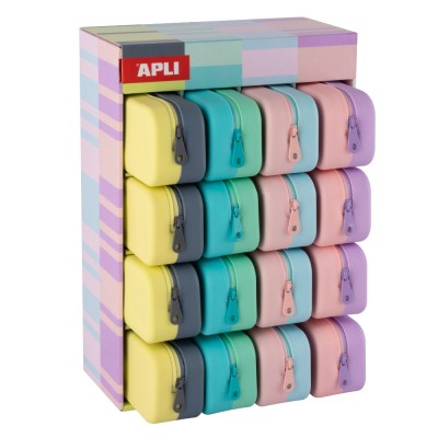 ESTOJO SILICONE APLI BICOLOR NORDIK - SORTIDOS
