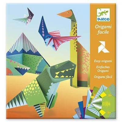ORIGAMI DJECO DINOSSAUROS - JOGO DE ORIGAMI FACIL 