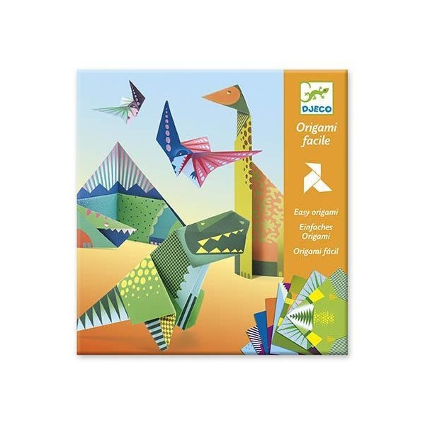 ORIGAMI DJECO DINOSSAUROS - JOGO DE ORIGAMI FACIL 