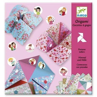 ORIGAMI DJECO QUANTOS-QUERES FLORES - ORIGAMI C/ AUTOCOLANTES