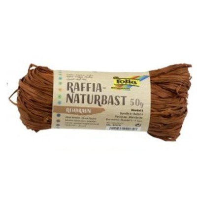 NOVELO FIO RAFIA 50gr. CASTANHO 