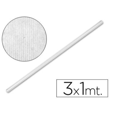 ROLO PAPEL KRAFT 65gr/m2  3x1MT - BRANCO