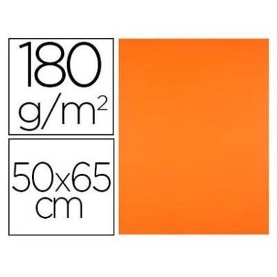 CARTOLINA 50x65cm 180/185gr. LARANJA FORTE
