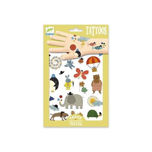 BLISTER C/ 50 x TATUAGENS DJECO - PEQUENAS COISAS BONITAS