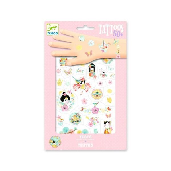 BLISTER C/ 50 x TATUAGENS DJECO - SAKURA