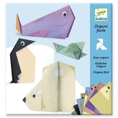 ORIGAMI DJECO ANIMAIS POLARES - JOGO DE ORIGAMI FACIL 
