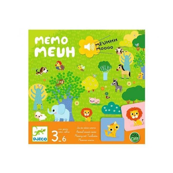JOGO DJECO MEMO MEUH - JOGO DE MEMORIA 