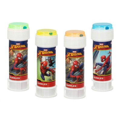 BOLAS DE SABAO BUBBLE WORLD MARVEL SPIDER-MAN 60ML SORTIDO