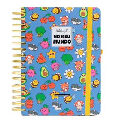AGENDA ESCOLAR ESPIRAL DIARIA 2026-27 A5+ MR WONDERFUL - MAGIA NO DIA A DIA