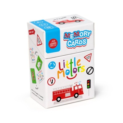 JOGO DE CARTAS DE MEMORIA P/ CRIANCAS LITTLE MOTORS - CARORS