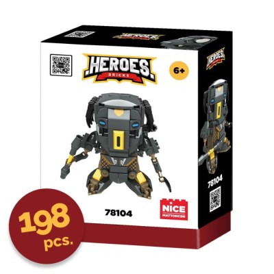 HEROES BRICKS HUNTER NICE MATTONCINI 198 PECAS