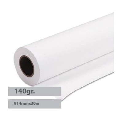 ROLO PLOTTER 914MMx30MT x 140GRS EVOLUTION PREMIUM COATED