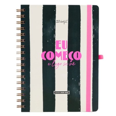 AGENDA ESCOLAR ESPIRAL SEMANAL 2026-27 A5+ MR WONDERFUL - EU COMECO E LOGO SE VE 