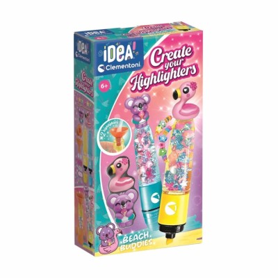KIT CLEMENTONI IDEA CRIA OS TEUS SUBLINHADORES - BEACH BUDDIES