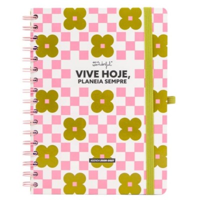 AGENDA ESCOLAR ESPIRAL SEMANAL 2026-27 A5+ MR WONDERFUL - VIVE HOJE, PLANEIA SEMPRE
