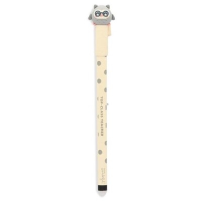 ESFEROGRAFICA APAGAVEL MR WONDERFUL BO-BO CORUJA - TOP-CLASS TEACHER 0,7mm PRETO