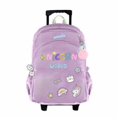 MOCHILA TROLLEY AMBAR UNICORN WORLD 2025