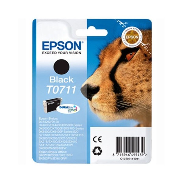 TINTEIRO EPSON T0711 PRETO ORIGINAL