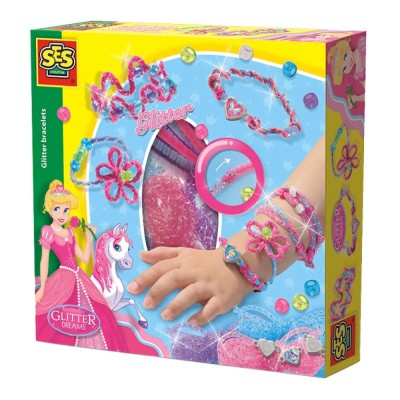 KIT SES CREATIVE HOBBY PULSEIRAS C/ GLITTER