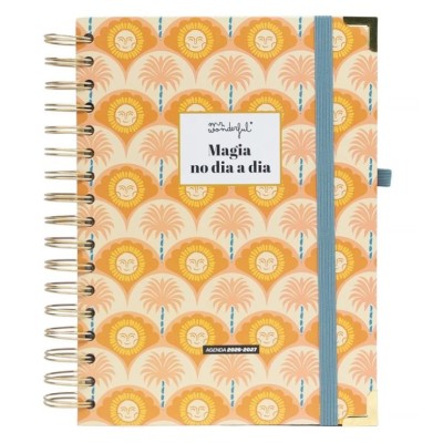 AGENDA ESCOLAR ESPIRAL DIARIA 2026-27 A5+ MR WONDERFUL - MAGIA NO DIA A DIA