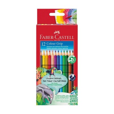 CAIXA C/ 13 x LAPIS DE CORES FABER CASTELL GRIP SPECIAL EDITION 13 CORES