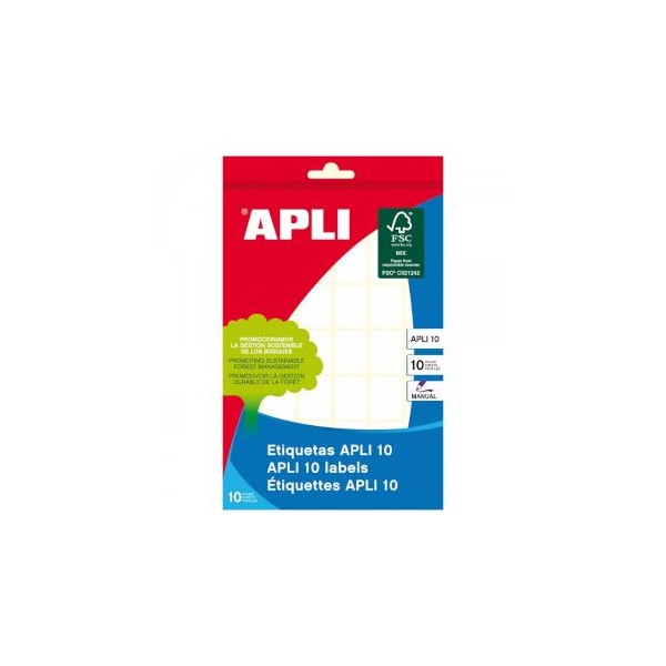 ETIQUETAS APLI 16x22mm  A5 10FLS x 42 ETIQ