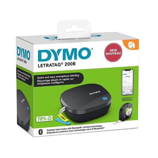 MAQUINA DE ETIQUETAR / ROTULADORA DYMO LETRATAG 200B - Bluetooth