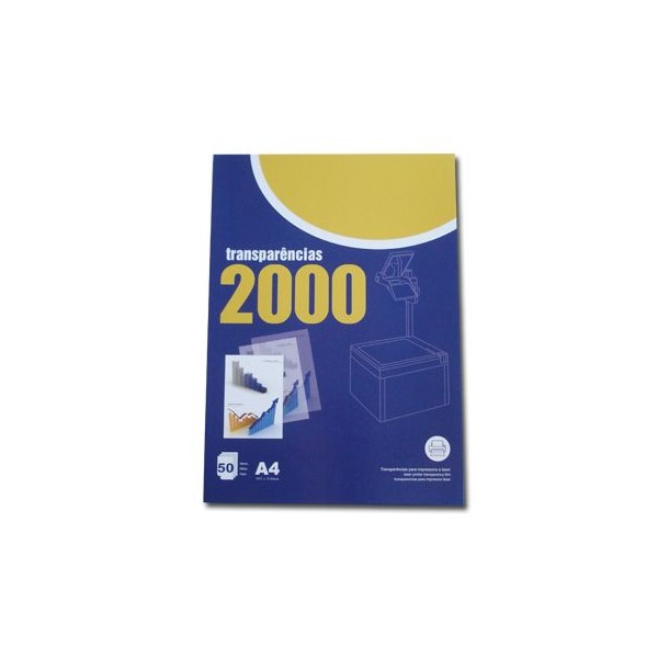 ACETATO FOTOCOPIA / TRANSPARENCIA LASER A4 50FLS TRANSPARENTE