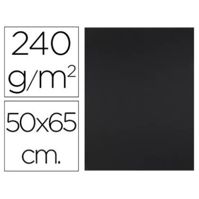 CARTOLINA 50x65cm 240/250gr. PRETO