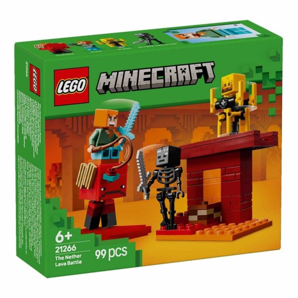 LEGO MINECRAFT A BATALHA DA LAVA DO NETHER
